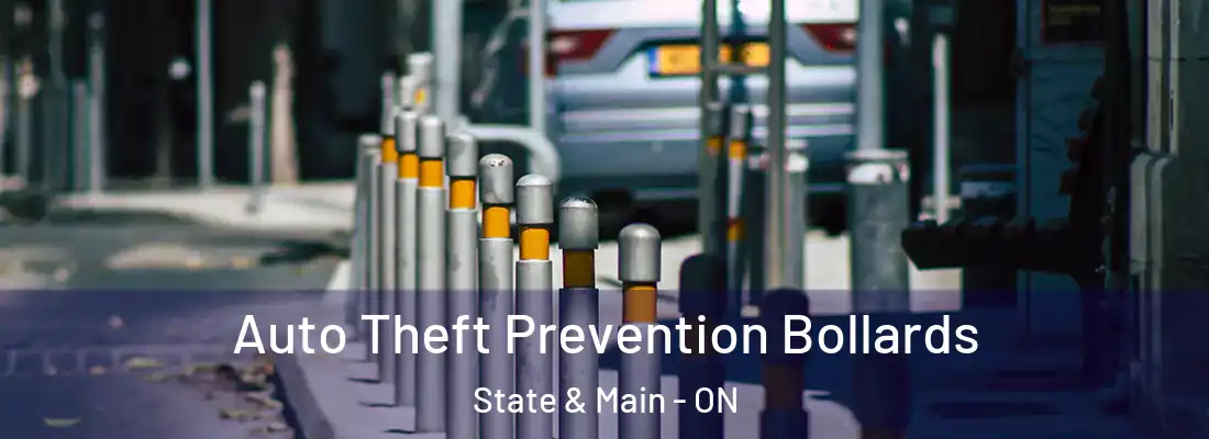 Auto Theft Prevention Bollards State & Main - ON