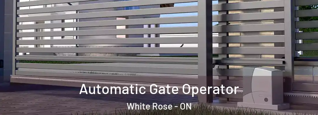  Automatic Gate Operator White Rose - ON