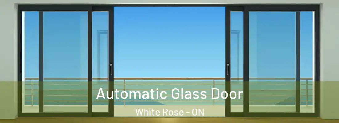  Automatic Glass Door White Rose - ON