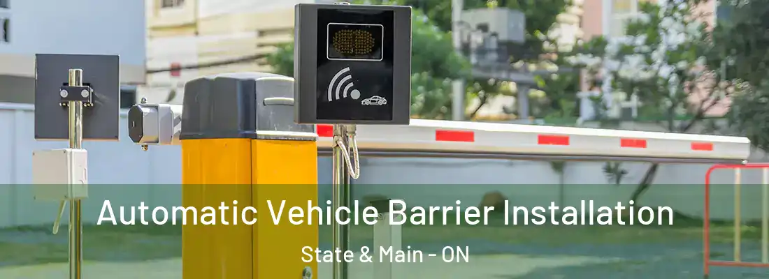  Automatic Vehicle Barrier Installation State & Main - ON