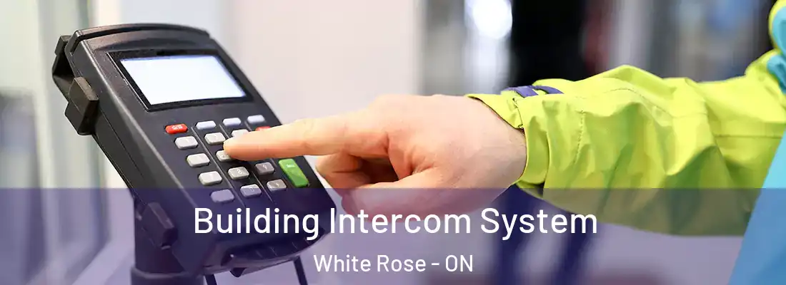  Building Intercom System White Rose - ON