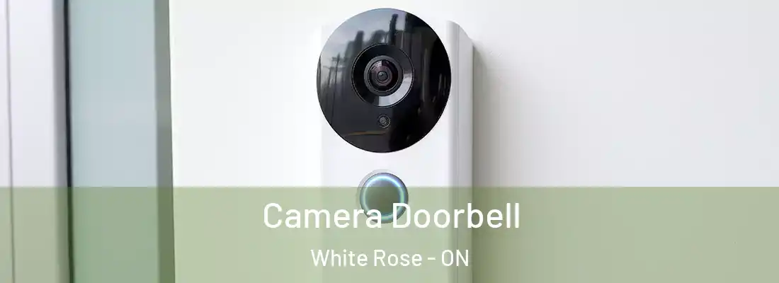  Camera Doorbell White Rose - ON