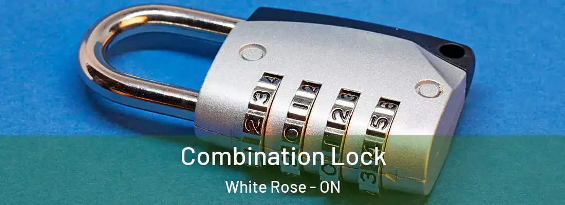  Combination Lock White Rose - ON