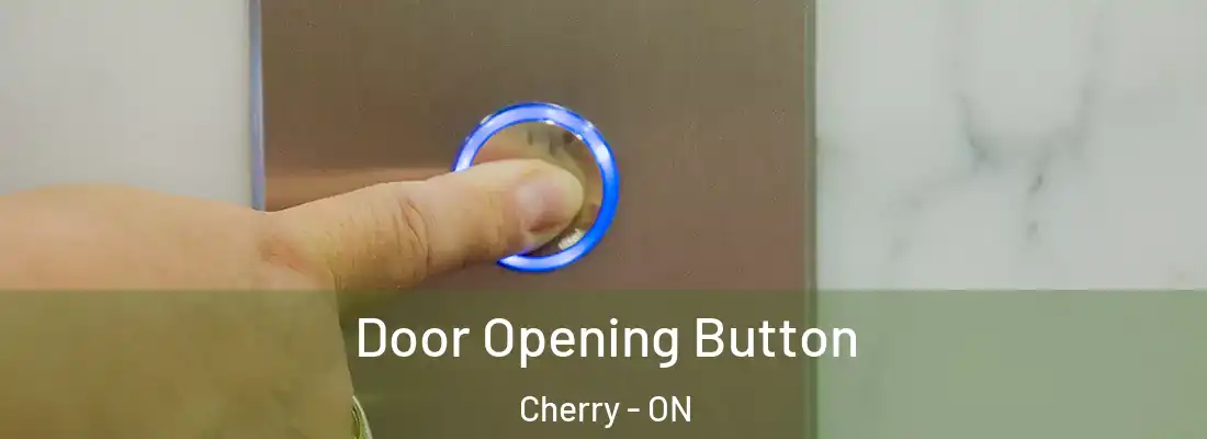  Door Opening Button Cherry - ON