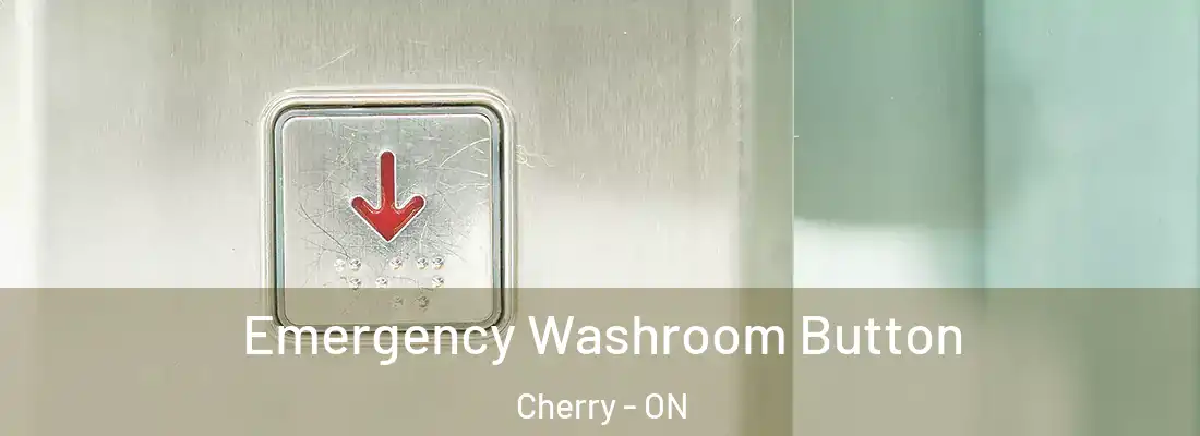 Emergency Washroom Button Cherry - ON