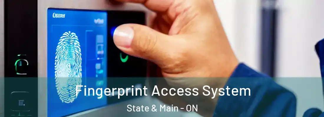  Fingerprint Access System State & Main - ON