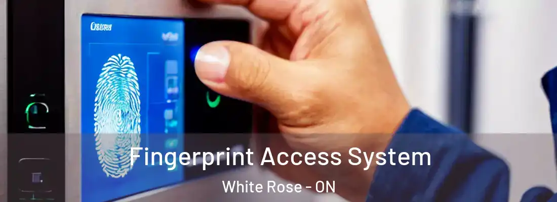  Fingerprint Access System White Rose - ON