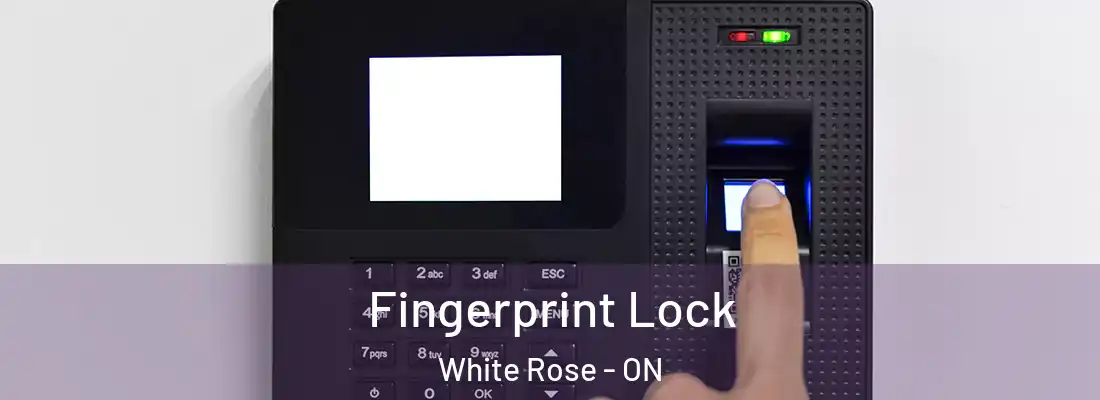  Fingerprint Lock White Rose - ON