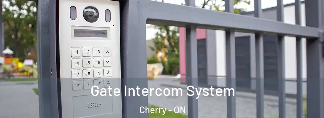  Gate Intercom System Cherry - ON