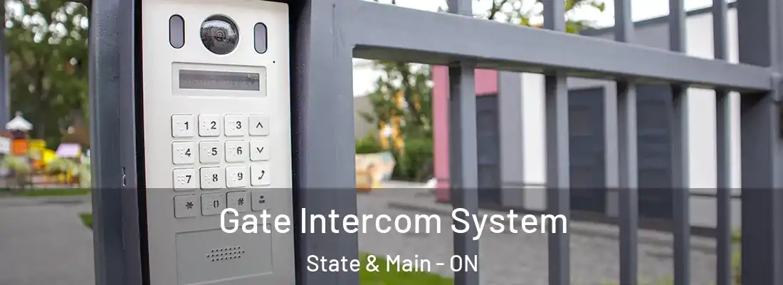  Gate Intercom System State & Main - ON
