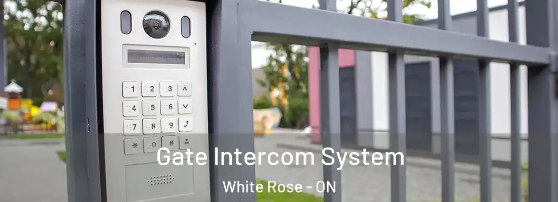  Gate Intercom System White Rose - ON
