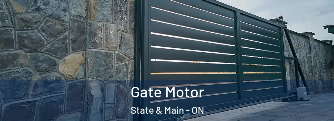  Gate Motor State & Main - ON