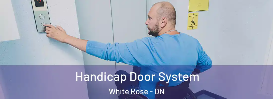  Handicap Door System White Rose - ON