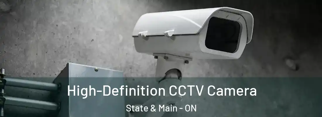 High-Definition CCTV Camera State & Main - ON