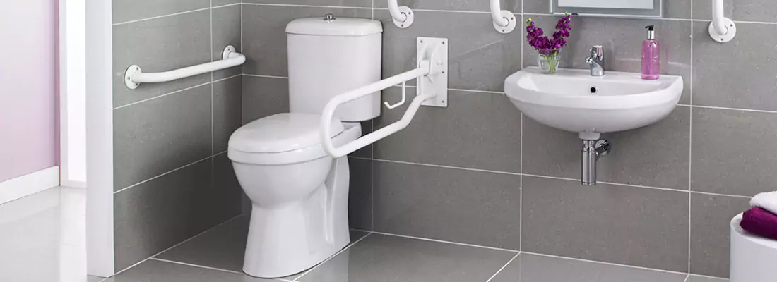 Modern Handicap Bathroom Solutions with Safety Features in Aurora, ON