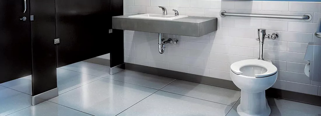 Universal Barrier Free Washroom in State & Main, ON