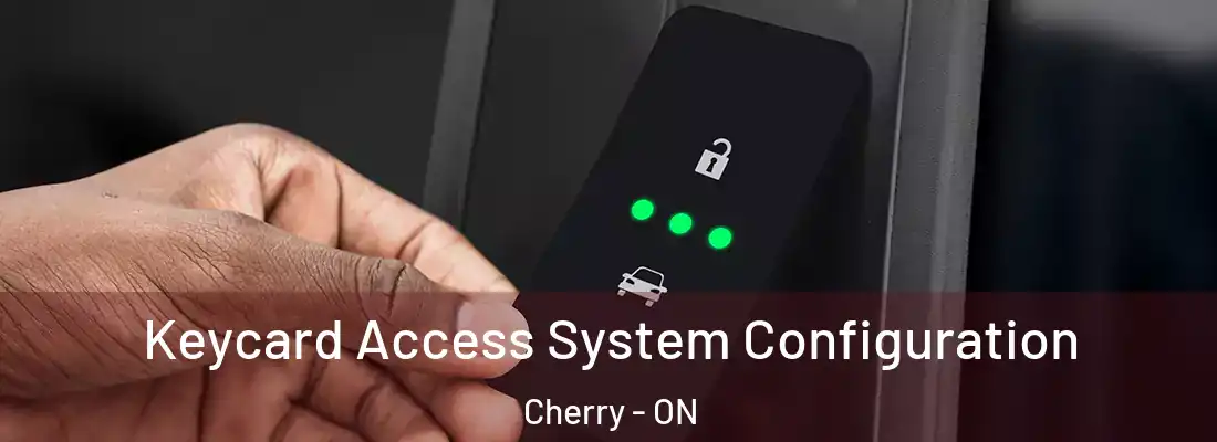  Keycard Access System Configuration Cherry - ON