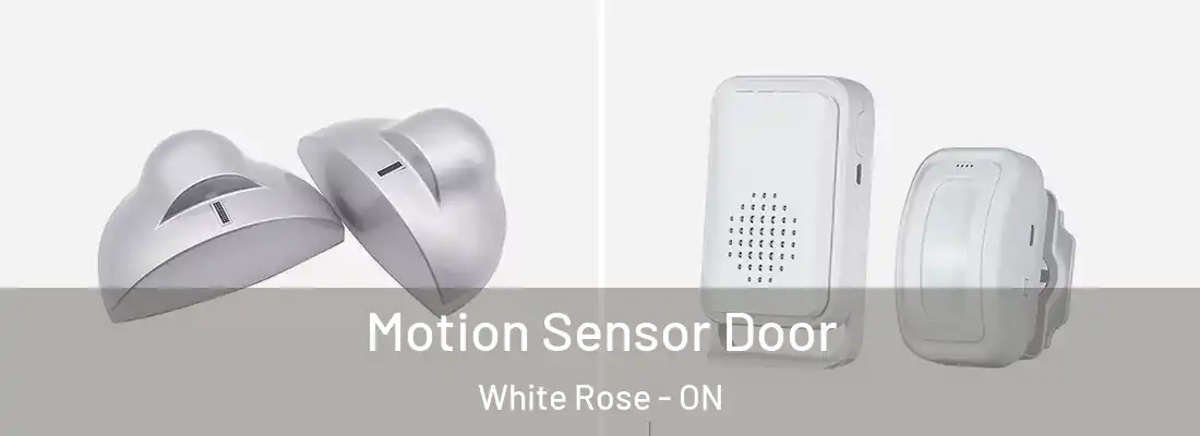  Motion Sensor Door White Rose - ON