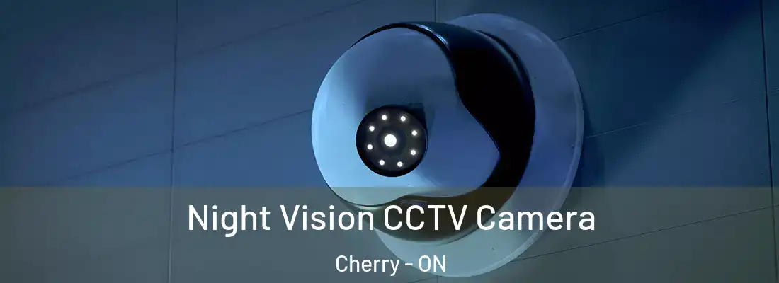  Night Vision CCTV Camera Cherry - ON