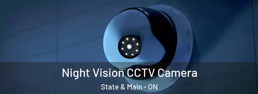  Night Vision CCTV Camera State & Main - ON