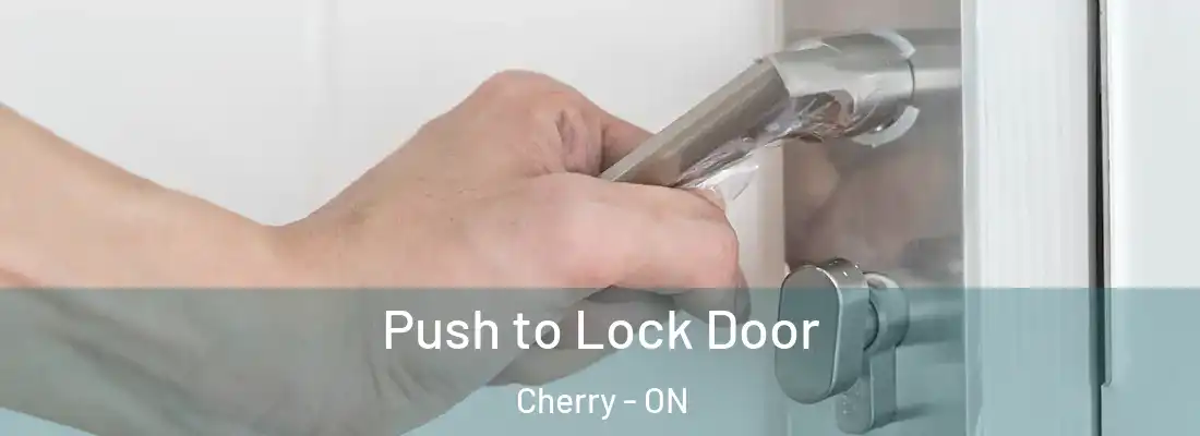  Push to Lock Door Cherry - ON