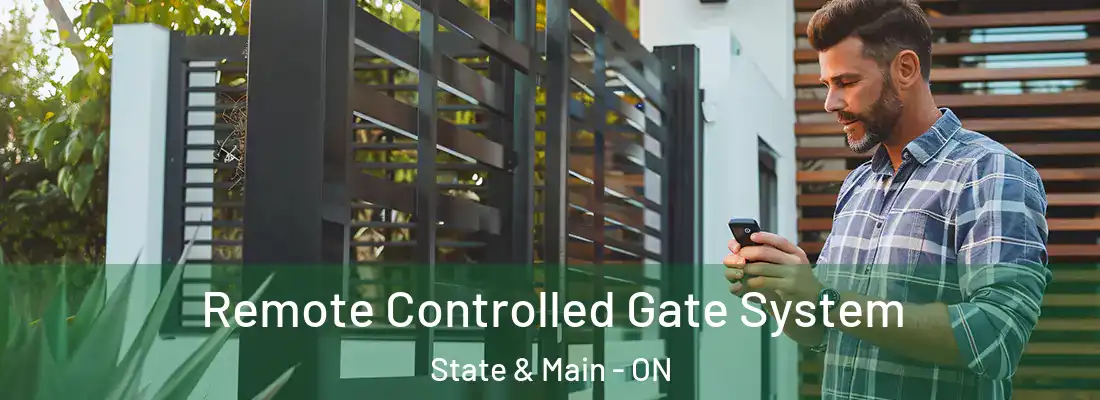  Remote Controlled Gate System State & Main - ON