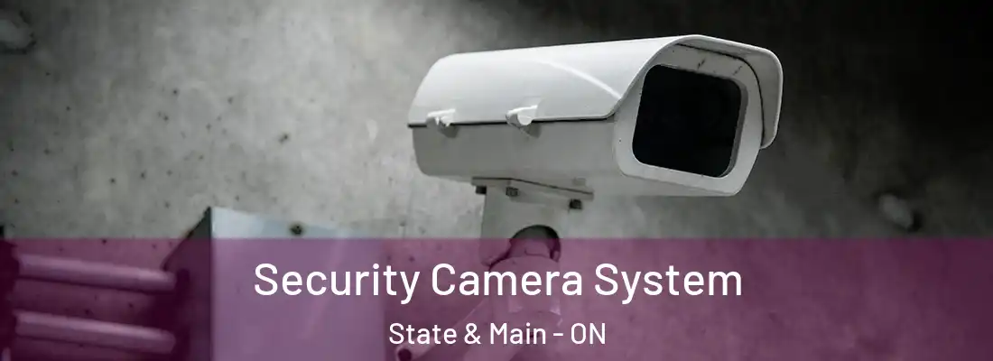  Security Camera System State & Main - ON