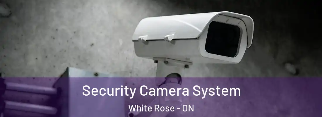  Security Camera System White Rose - ON