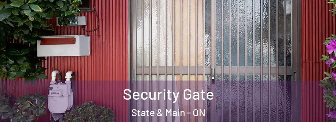  Security Gate State & Main - ON