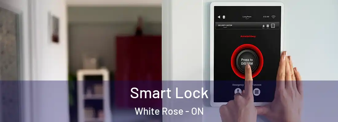  Smart Lock White Rose - ON