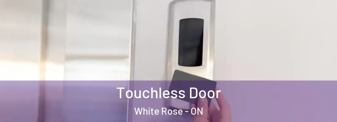  Touchless Door White Rose - ON