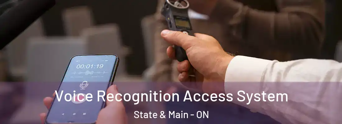  Voice Recognition Access System State & Main - ON