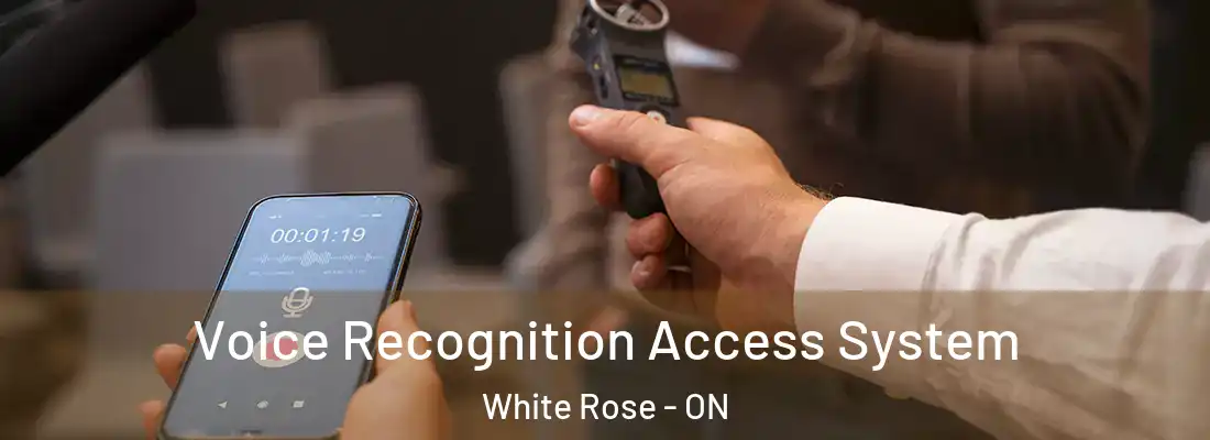  Voice Recognition Access System White Rose - ON