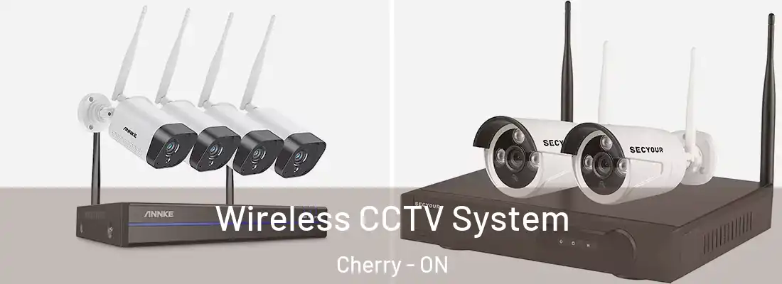  Wireless CCTV System Cherry - ON